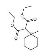 diethyl 2-(1-methylcyclohexyl)propanedioate结构式