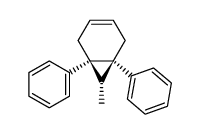 7-methyl-1,6-diphenylbicyclo[4.1.0]hept-3-ene结构式