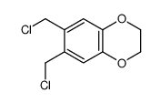 6,7-双(氯甲基)-2,3-二氢-1,4-苯并二噁英结构式