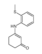3-(2-methylthiophenylamino)cyclohex-2-en-1-one结构式