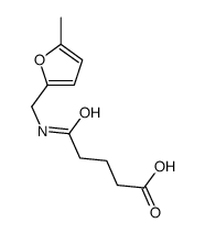 Pentanoic acid, 5-[[(5-methyl-2-furanyl)methyl]amino]-5-oxo- (9CI)结构式