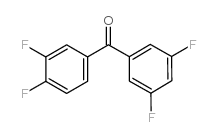 (3,4-difluorophenyl)-(3,5-difluorophenyl)methanone Structure