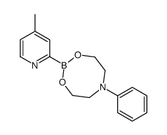 4-甲基吡啶-2-硼酸 N-苯基二乙醇胺酯结构式