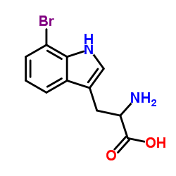 7-Bromotryptophan structure