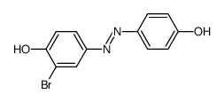 2-bromo-4,4'-azo-di-phenol结构式