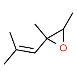 Oxirane,2,3-dimethyl-2-(2-methyl-1-propen-1-yl)- Structure