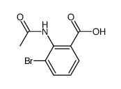 2-acetylamino-3-bromo-benzoic acid Structure
