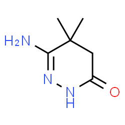3(2H)-Pyridazinone,6-amino-4,5-dihydro-5,5-dimethyl-(9CI)结构式