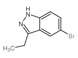 5-溴-3-乙基-1H-吲唑结构式