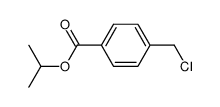 Isopropyl 4-(chloromethyl)benzoate Structure