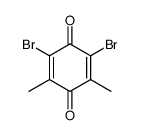 2,6-dibromo-3,5-dimethyl-1,4-benzoquinone Structure
