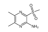 5,6-dimethyl-3-methylsulfonylpyrazin-2-amine Structure