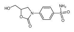 l-4-[5-(hydroxymethyl)-2-oxooxazolidin-3-yl]- benzenesulfonamide Structure