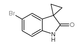 5'-溴-1',2'-二氢螺[环丙并-1,3'-吲哚]-2'-酮结构式