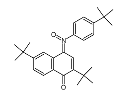 N-p-t-butylphenyl-3,7-di-t-butyl-1,4-naphthoquinone imine N-oxide Structure