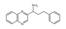 3-苯基-1-喹噁啉-2-丙胺结构式