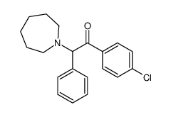 2-(azepan-1-yl)-1-(4-chlorophenyl)-2-phenylethanone Structure