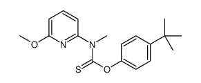 O-(4-tert-butylphenyl) N-(6-methoxypyridin-2-yl)-N-methylcarbamothioate Structure