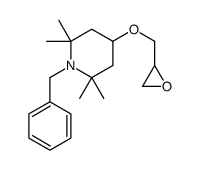 1-benzyl-2,2,6,6-tetramethyl-4-(oxiran-2-ylmethoxy)piperidine Structure