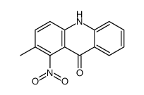 2-methyl-1-nitro-10H-acridin-9-one结构式
