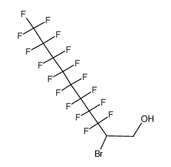 2-bromo-3,3,4,4,5,5,6,6,7,7,8,8,9,9,10,10,10-heptadecafluoro-decan-1-ol Structure