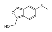 (5-methylsulfanyl-2-benzofuran-1-yl)methanol Structure