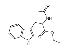 N-acetyl-L-tryptophan ethyl ester Structure
