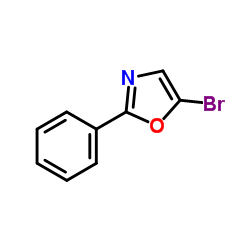 5-溴-2-苯基恶唑结构式