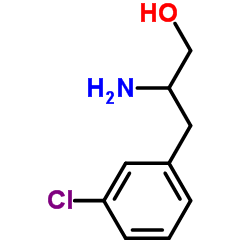2-Amino-3-(3-chlorophenyl)-1-propanol结构式