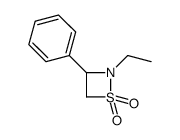 2-ethyl-3-phenylthiazetidine 1,1-dioxide Structure