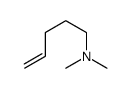N,N-dimethylpent-4-en-1-amine结构式