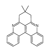 7,7-Dimethyl-7,8-dihydro-6H-quino(2,3,4-kl)acridine结构式