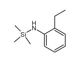 o-ethyl-N-trimethylsilyl aniline结构式