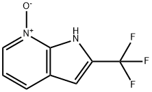 2-(trifluoromethyl)-1H-pyrrolo[2,3-b]pyridine 7-oxide结构式