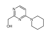 (4-哌啶-1-基嘧啶-2-基)甲醇结构式