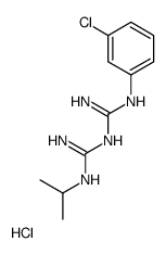 1-(3-Chlorophenyl)-5-isopropylbiguanide Hydrochloride Structure