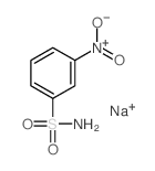 Benzenesulfonamide,3-nitro-, sodium salt (1:1)结构式