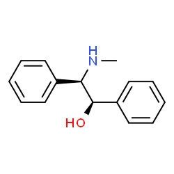 (1R,2R)-2-(甲基氨基)-1,2-二苯基乙醇结构式