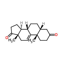 5β-androst-9(11)-ene-3,17-dione结构式