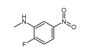 2-Fluoro-N-Methyl-5-nitroaniline Structure