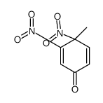 4-methyl-3,4-dinitrocyclohexa-2,5-dien-1-one Structure
