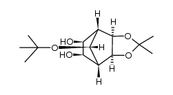 exo-2,3-O-Dimethylmethylenedioxy-exo-5,6-syn-7-tert-butoxynorbornanediol Structure