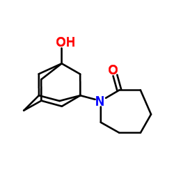 1-(3-Hydroxyadamantan-1-yl)-2-azepanone Structure
