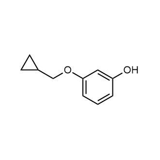 3-(环丙基甲氧基)苯酚结构式