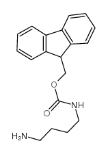N-(4-氨基丁基)氨基甲酸 9H-芴-9-甲基酯结构式