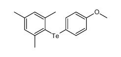 mesityl(4-methoxyphenyl)tellane Structure