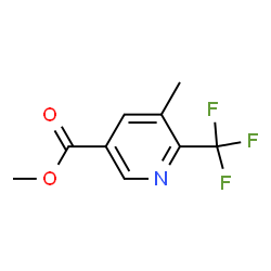 Methyl 5-methyl-6-(trifluoromethyl)nicotinate structure