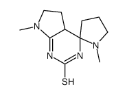1',7-dimethylspiro[3,4a,5,6-tetrahydropyrrolo[2,3-d]pyrimidine-4,2'-pyrrolidine]-2-thione结构式