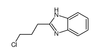 1H-Benzimidazole,2-(3-chloropropyl)-(9CI) Structure