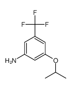 3-异丙氧基-5-三氟甲基苯胺结构式